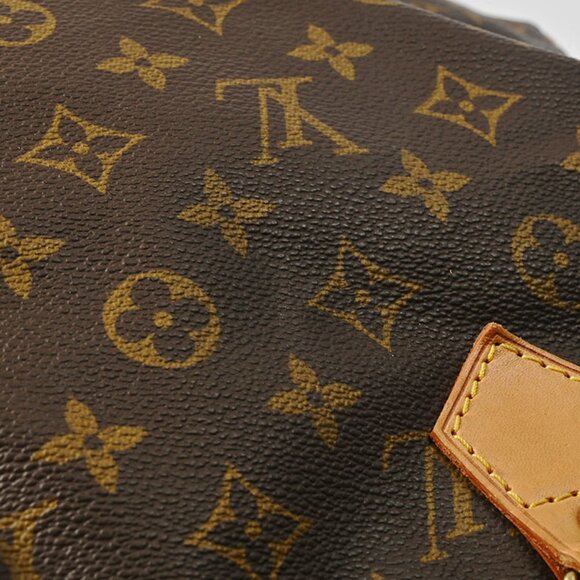 LOUIS VUITTON Brown Monogram Speedy 35 Boston Bag - Picture 5 of 9